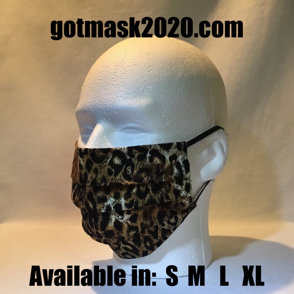 Leopard Print Facemask